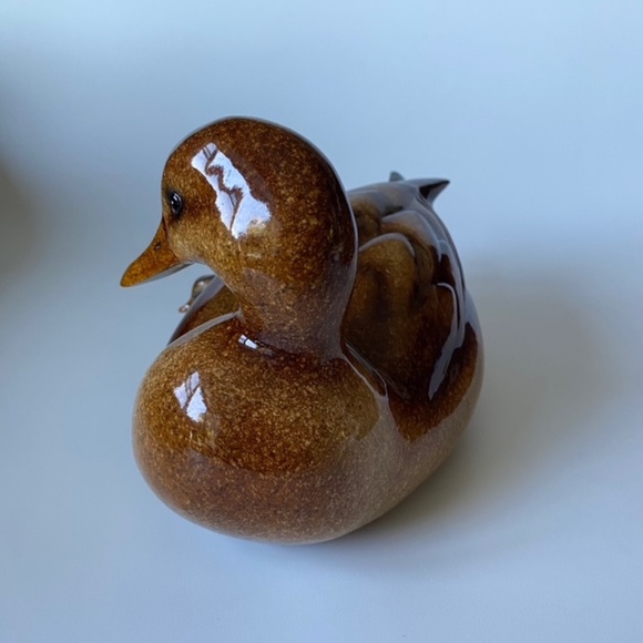 Ducks Unlimited Mallard Duck Hen with Ducklings Vintage Art Pottery - Picture 7 of 10